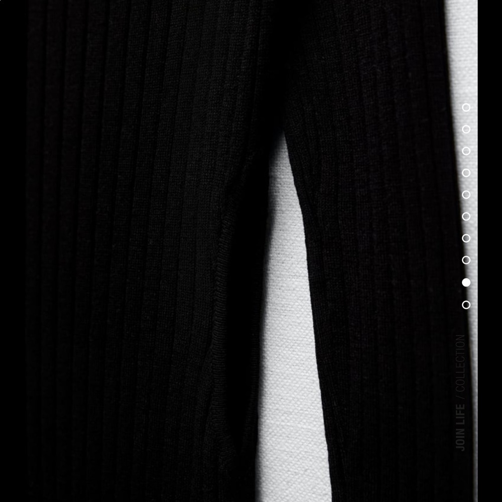 🆕 Zara Cut Out Rib Dress SIZE Medium - Picture 8 of 11